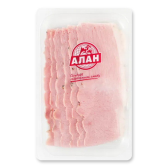 Буженина «Алан» «Столична» варена в/ґ, нарізка (100г)