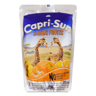 Напій соковмісний Capri-Sun «Фруктове сафарі» 0,2л (0,2л)