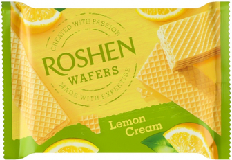 Вафлі Roshen Wafers Lemon Cream 72г
