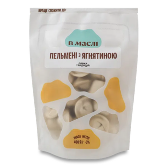 Пельмені Лавка Традицій В маслі з ягнятиною (400г)