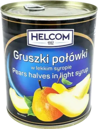 Груші Helcom половинки в легкому сиропі 850 мл