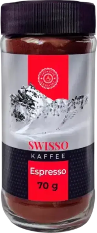 Кава розчинна Swisso Kaffee Еспресо 70 г
