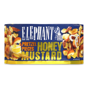 Брецелі Elephant у шматочках мед, гірчиця та цибуля (75г)
