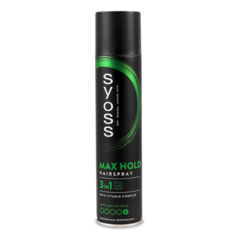 Лак для волосся Syoss Max Hold 3в1 5 (300мл)