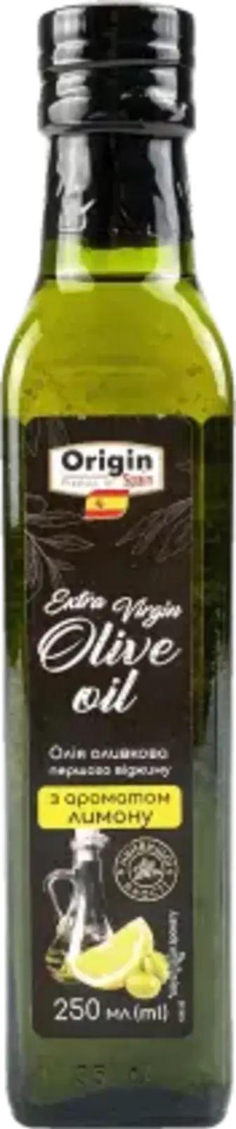 Оливкова олія Origin Extra Virgin з лимоном 250 мл