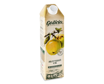 Сік Galicia яблучний прямого віджиму (1л)