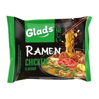 Локшина 105 г Glads Рамен з соусом зі смаком курки м/у 