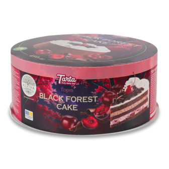 Торт Tarta Black forest cake бісквітний (450г)