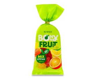 Цукерки Roshen BonnyFruit «Цитрусові фрукти» желейні (200г)