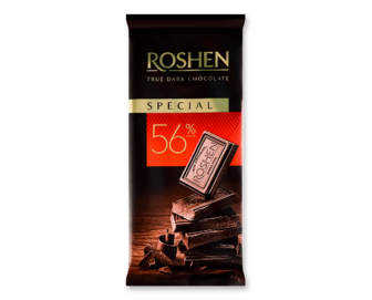 Шоколад чорний Roshen Special 56% (85г)