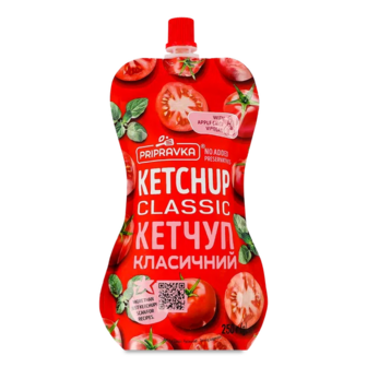 Кетчуп Pripravka Класичний д/п (250г)