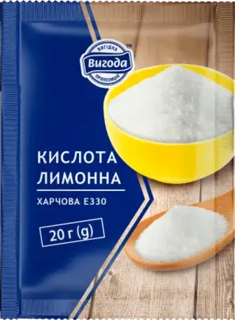 Лимонна кислота Вигода харчова 20 г