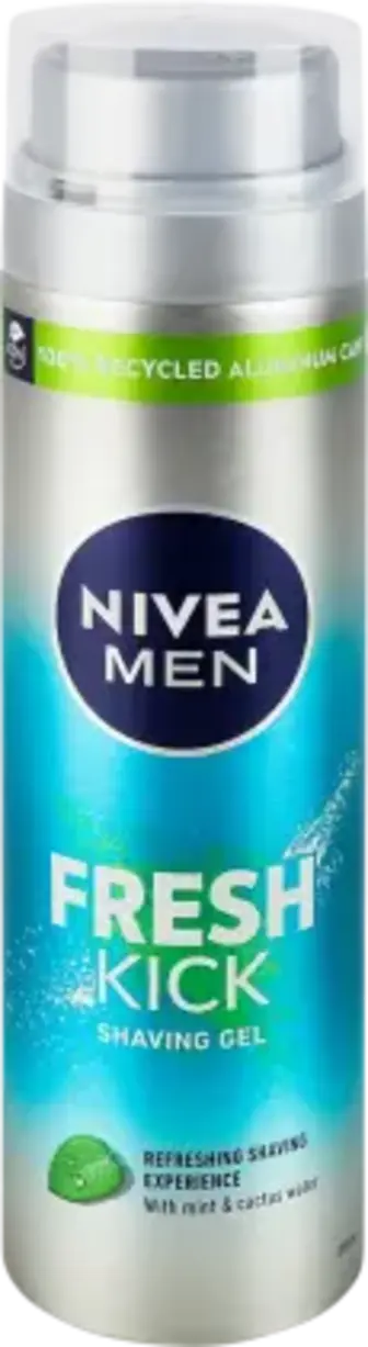 Гель для гоління Nivea Men Fresh Kick 200 мл