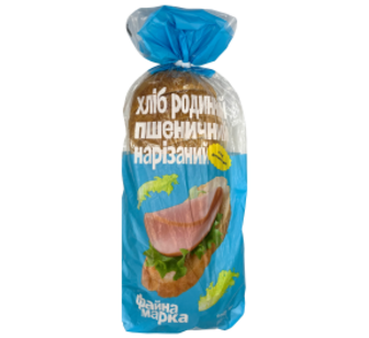 Хліб Файна Марка пшеничний родинний наріз. 500г.