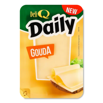 Сир Deli Q Daily Гауда 48% слайси (500г)