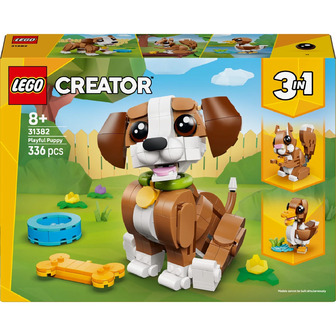Конструктор LEGO Creator Чарівні тваринки Пустотливе цуценя 336 деталей (31382)