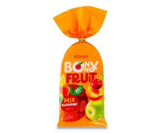 Цукерки Roshen Bonny Fruit літній мікс желейні (200г)
