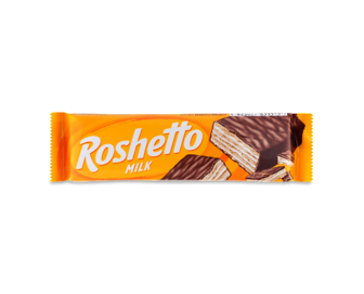 Вафлі Roshen Roshetto Milk глазуровані (34г)