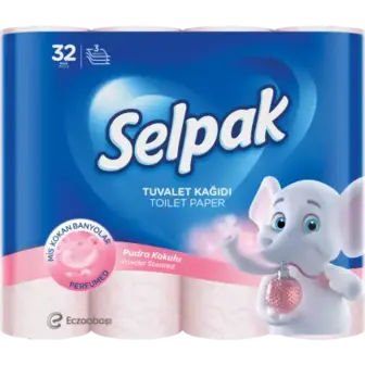 Туалетний папір Selpak Perfumed 3-шаровий целюлозний кольоровий 32 шт