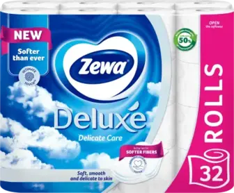 Папір туалетний Zewa Deluxe білий 3-х шаровий 32 шт
