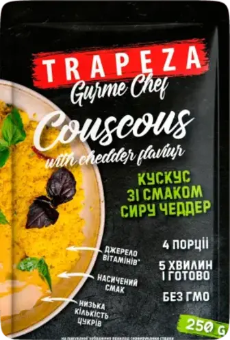 Суміш Trapeza Кус-кус зі смаком сиру чеддер 250 г