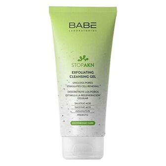 Гель-ексфоліант BABE Laboratorios Stop AKN для глибокого очищення жирної та проблемної шкіри 200 мл