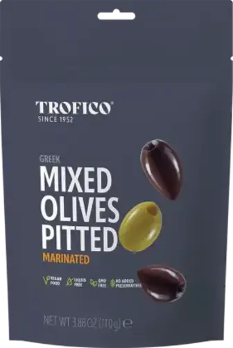 Оливки Trofico Мікс без кісточок мариновані 110 г