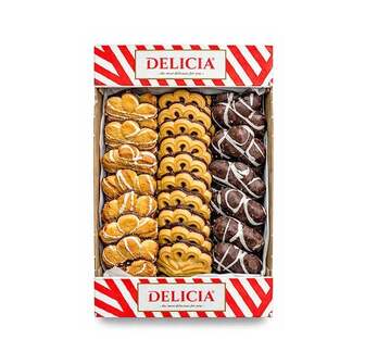Печиво 325 г Delicia Делімікс к/уп 