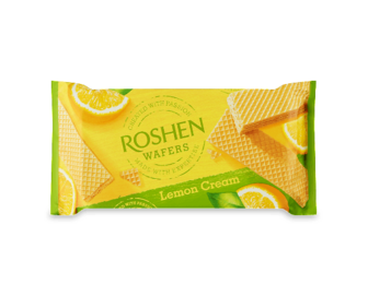 Вафлі Roshen Wafers лимон (216г)