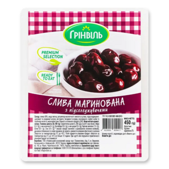 Слива Грінвіль маринована (450г)