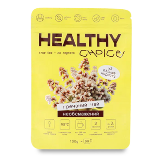 Чай Healthy Choice Ку Цяо гречаний необсмажений (100г)