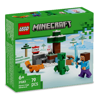 Конструктор LEGO Minecraft Пригоди Стіва в тайзі 21583 шт