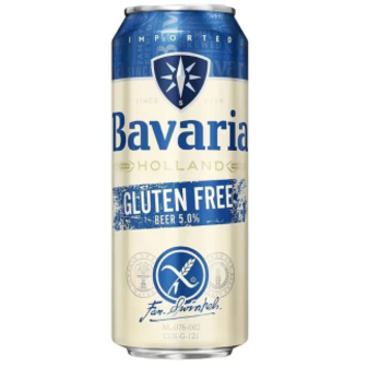 Пиво Bavaria Gluten Free з/б 0,5л