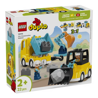 Конструктор LEGO DUPLO Town 3в1 Будівельна техніка 10475