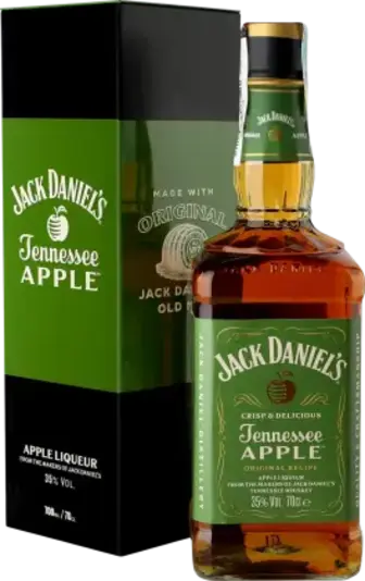 Віскі-лікер Jack Daniel's Apple в металевій коробці 0.7 л