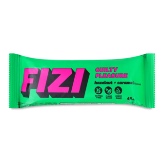 Батончик Fizi Hazelnut caramel у шоколадній глазурі (45г)