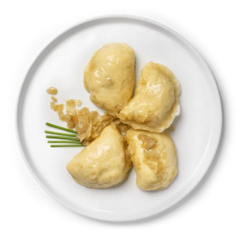 Вареники з картоплею та грибами домашні (100г)