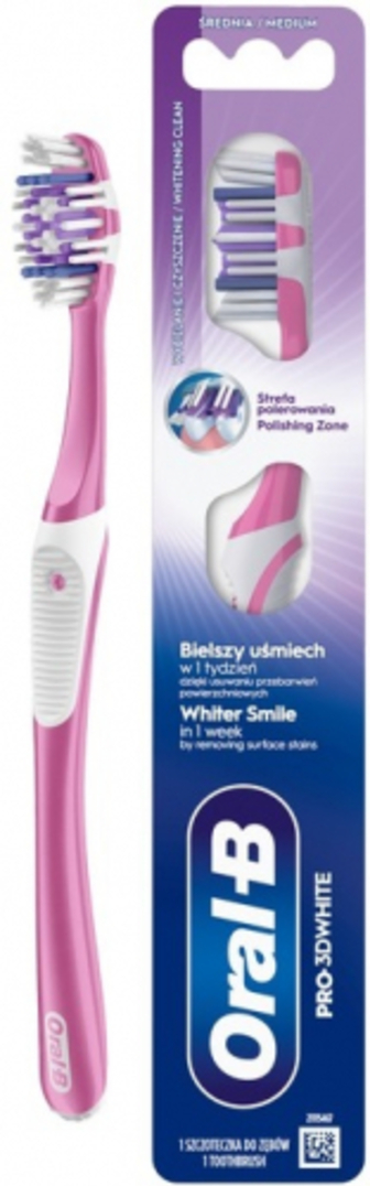 Зубна щітка Oral-B Pro-3DWhite 40 середня