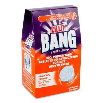 Таблетки для чищення унітаза Cillit Bang Original 6 шт (5908252015429)