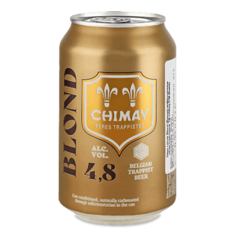 Пиво Chimay Gold світле нефільтроване з/б 0,33л (0,33л)