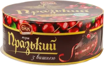 Торт БКК Празький з вишнею 850 г
