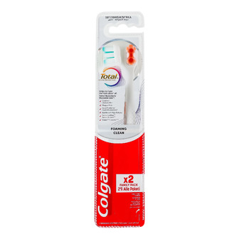 Щітка зубна Colgate Total Active prevention Пінне чищення м'яка 2 шт (8718951682726)