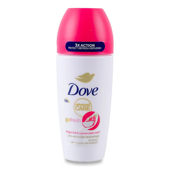 Антиперспірант Dove Advanced care Пітахайя та кокосові вершки кульковий 50 мл (59099505)