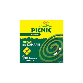 Спіралі Picnic Family від комарів 10 шт (4820185021012)