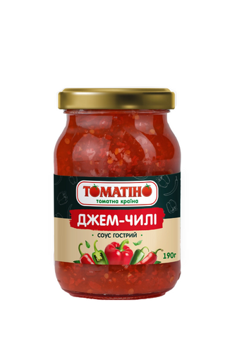 Соус ТОМАТІНО Джем Чилі гострий скл/б твіст 190г