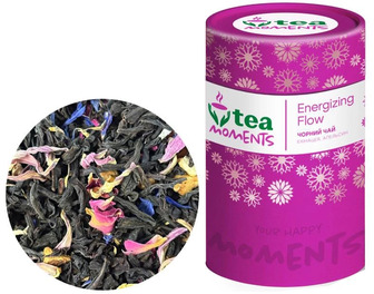 Чай чорний Tea Moments Energizing Flow 70 г (4823118607123)