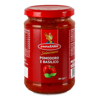 Соус Pasta Zara томатний з базиліком 280г (280г)