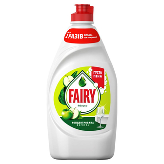 Засіб для миття посуду 450 мл Fairy Зелене яблуко п/флакон 