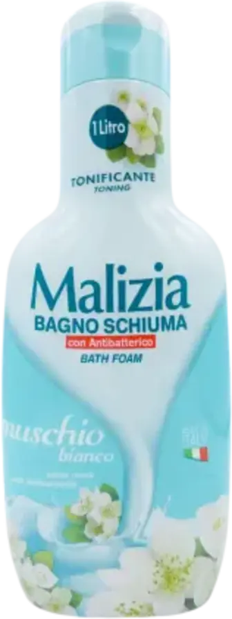 Гель-піна для ванн Malizia Білий мускус 1 л