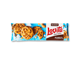 Печиво Roshen Lovita Classic Cookies арахіс (150г)